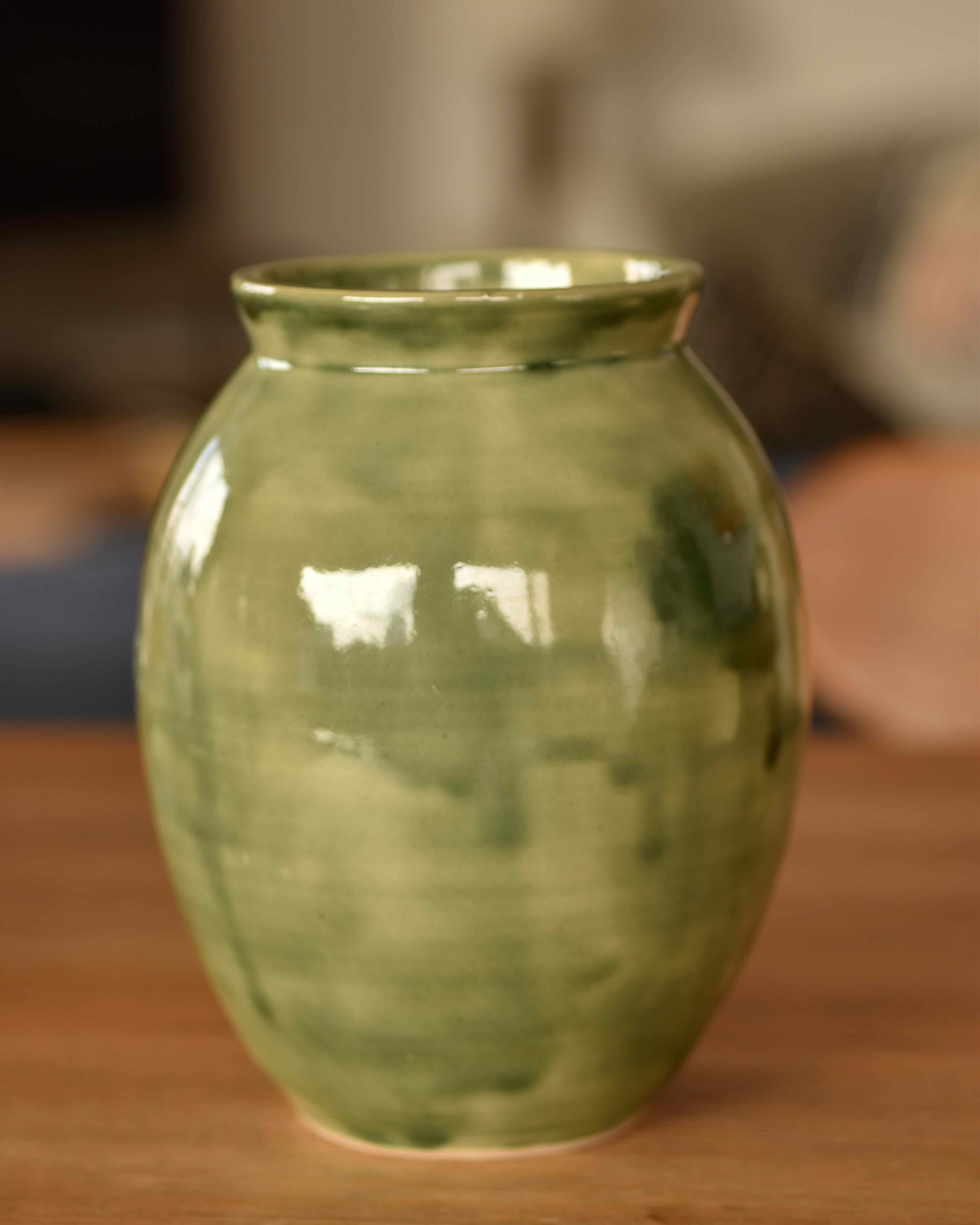 Tall Green Vase 2
